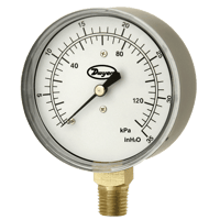 Dwyer Pressure Gauge, Series LPG4